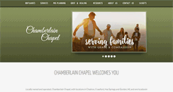 Desktop Screenshot of chamberlainchapel.com